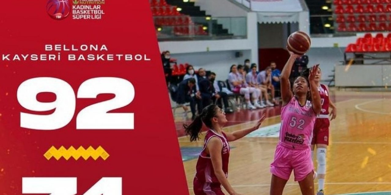 Bellona Kayseri Basketbol:92 - Bir Evim Elazığ Özel İdare: 74