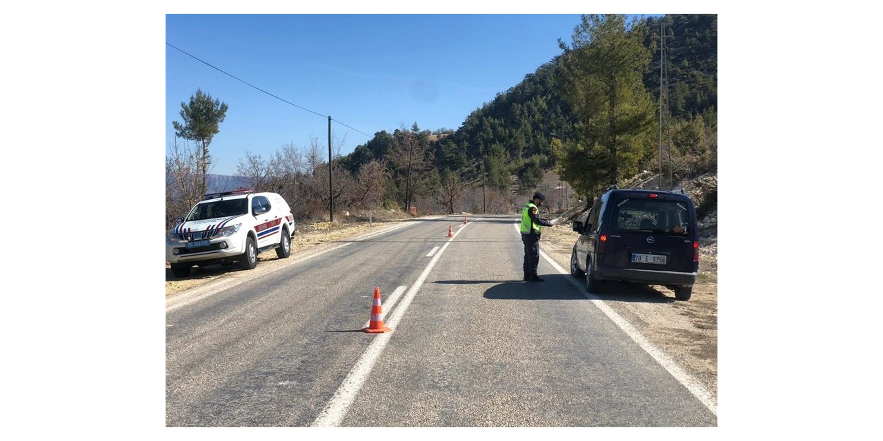 Karantina süresi biten Ermenek’te, kontroller devam ediyor