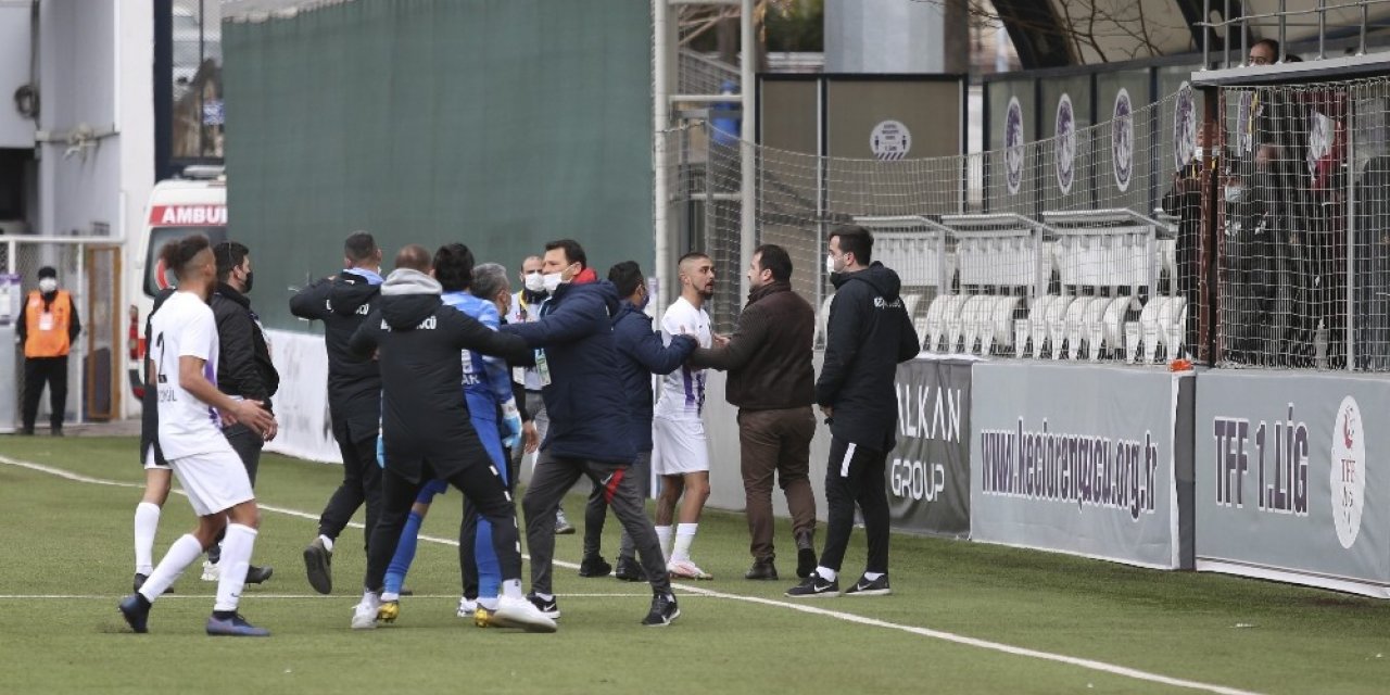 Ankara Keçiörengücü - Samsunspor maçı sonrası gerginlik!