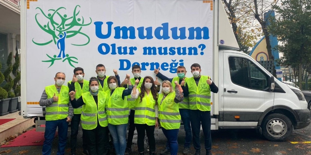 Umudum Olur Musun Derneği yardımlarına büyük bir hızla devam ediyor