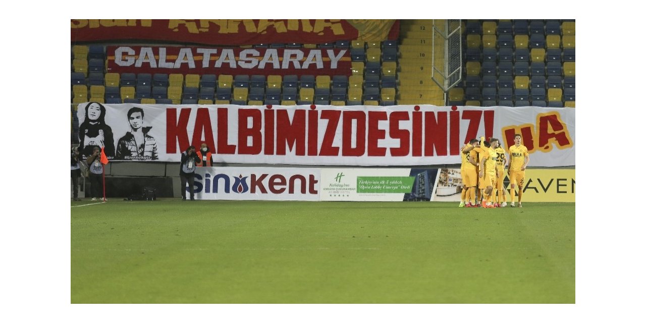 Süper Lig: MKE Ankaragücü: 1 - Galatasaray: 0 (İlk yarı)