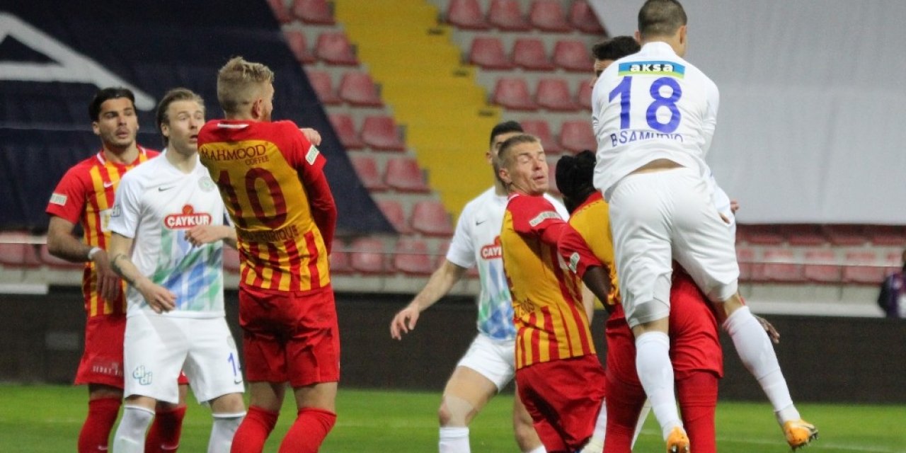 Süper Lig: Kayserispor: 2 - Çaykur Rizespor: 1 (Maç sonucu)