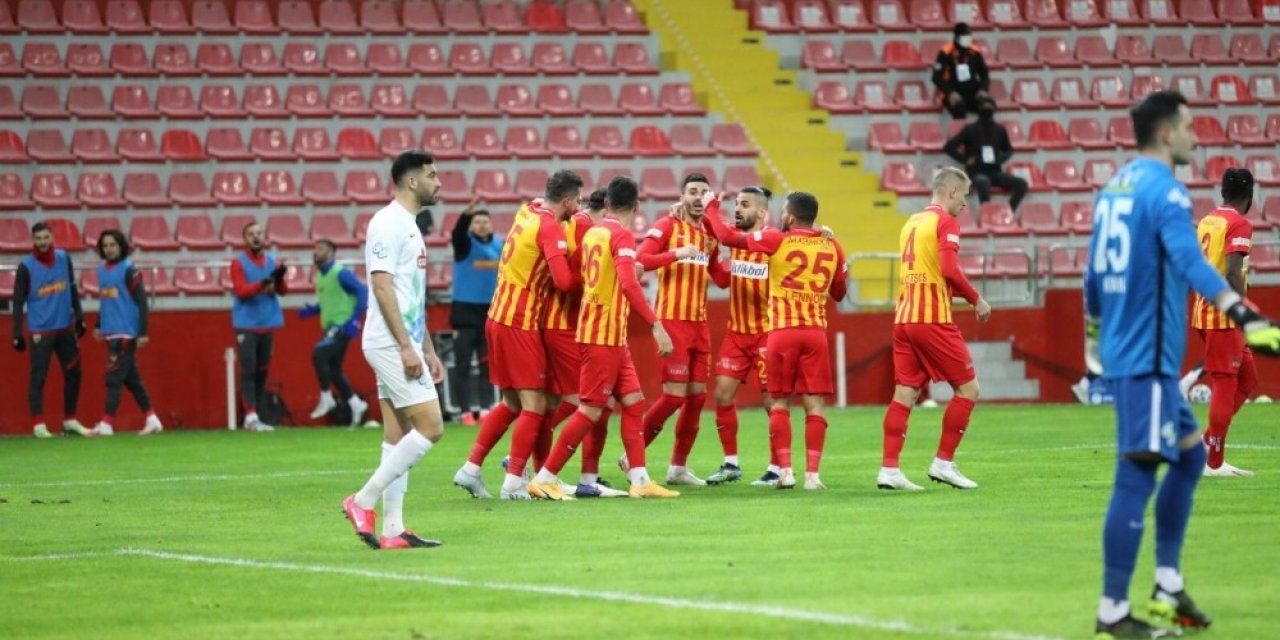 Kayserispor 4 maç sonra kazandı