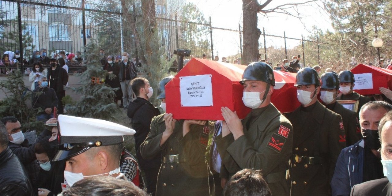 Bitlis şehitleri Ankara’da Cebeci Şehitliği’ne defnedildi