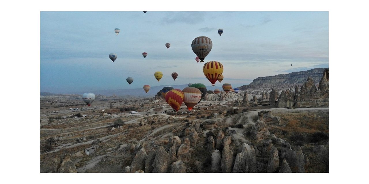 Kapadokya’da balon turları iptal edildi