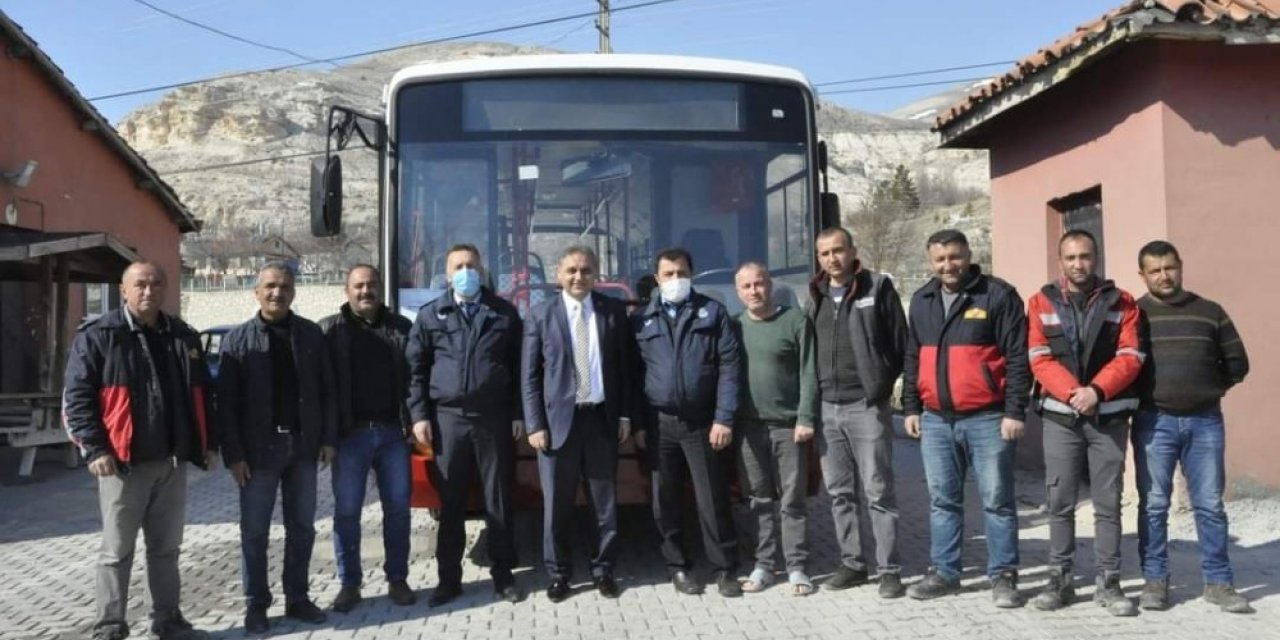 İBB, Sivas’ın Gürün belediyesine otobüs hediye etti