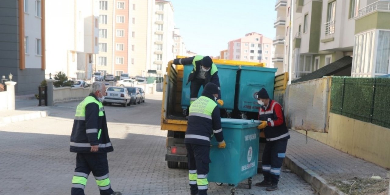 Nevşehir’de 300 çöp konteynerinin dağıtımı tamamlandı