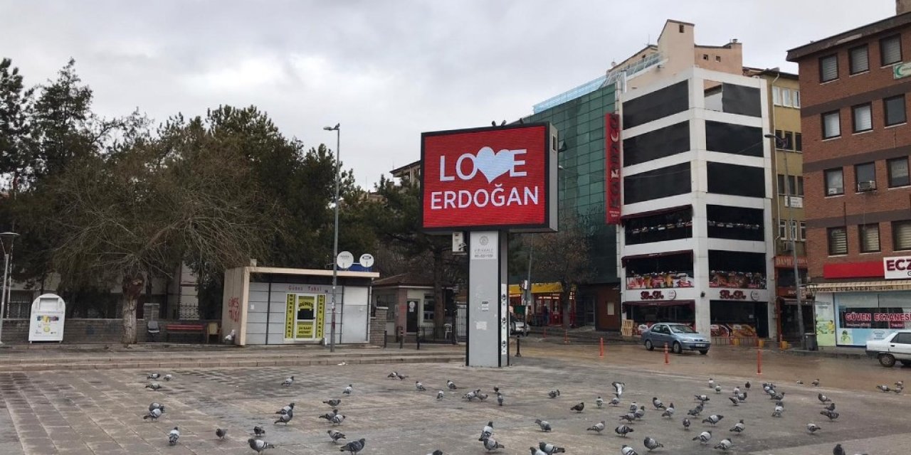 ’Stop Erdoğan’ skandalına Kırıkkale’den ’Love Erdoğan’ yanıtı