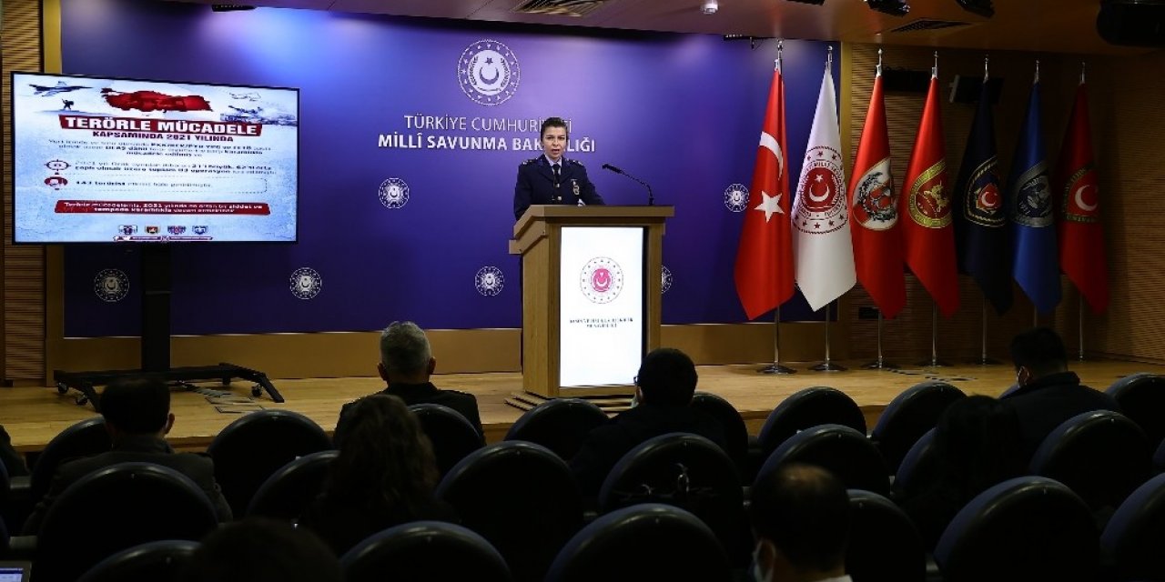 MSB: “2021 yılı Ocak ayından itibaren 21’i büyük, 62’si orta çaplı olmak üzere toplam 83 operasyon icra edilerek 143 terörist etkisiz hale getirilmiştir”