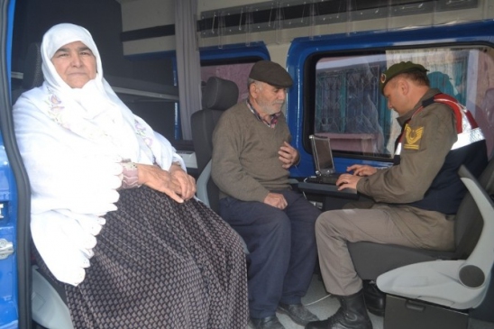 Jandarmanın Mobil Karakolu Hayatı Kolaylaştırıyor