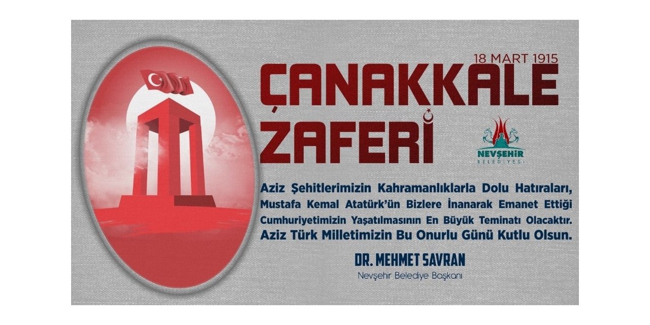 Savran, ’18 Mart Çanakkale Zaferi ve Şehitler Anma Günü mesajı yayımladı