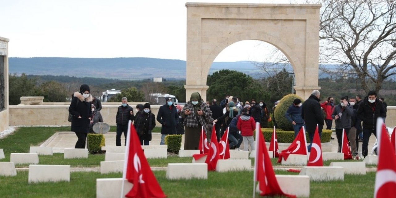 Çanakkale’den dönen şehit ailelerinden Başkan’a teşekkür