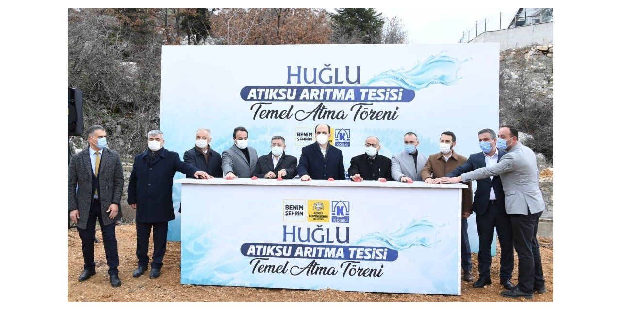 Huğlu ve Üzümlü atık su arıtma tesislerinin temeli atıldı