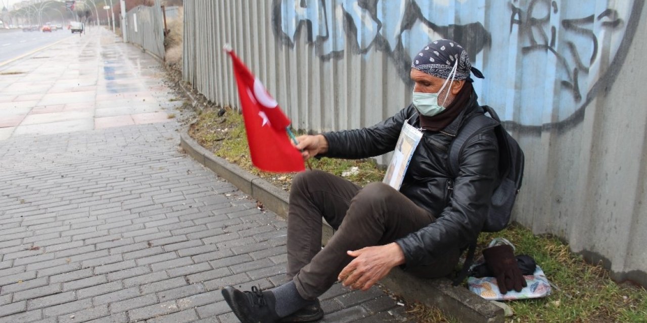 Adalet aramak için Gaziantep’ten Ankara’ya yürüdü