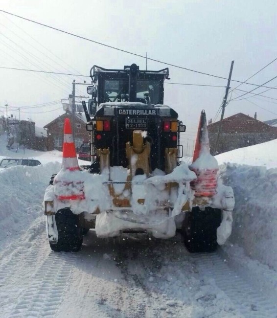 Selçuklu'da Yoğun Kar Mesaisi