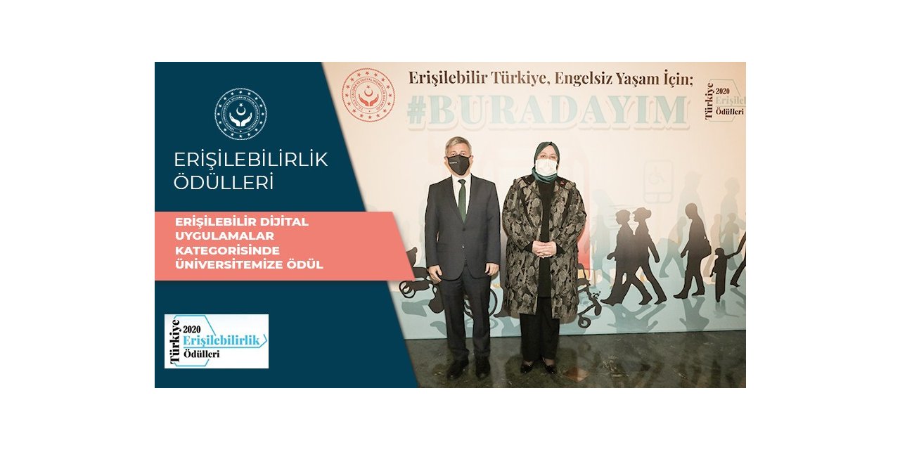 Anadolu Üniversitesi, “Dijital Uygulamalar Kategorisi”nde erişilebilirlik ödülüne layık görüldü