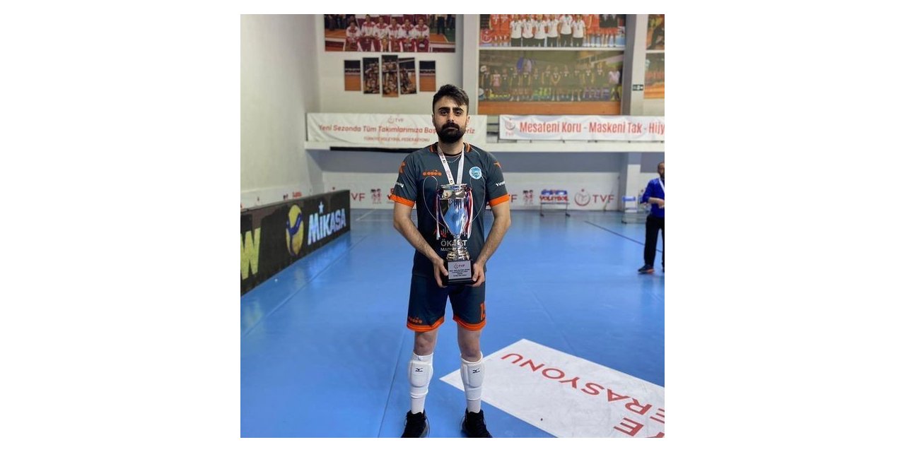 Develi Belediyespor Voleybol Takımı oyuncusu Yusuf Afşar: “Şampiyonluk hayırlı olsun”