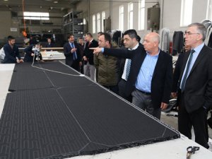 Vali Ataklı'dan OSB’deki fabrikalara zyaret