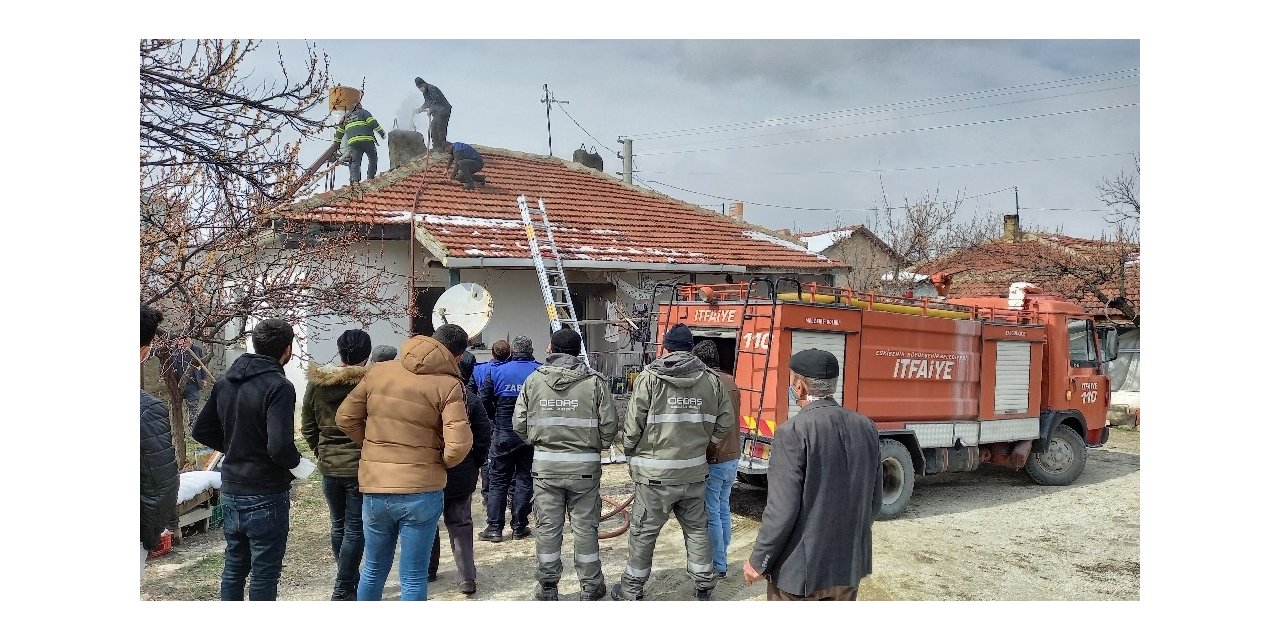 Baca yangını paniğe neden oldu