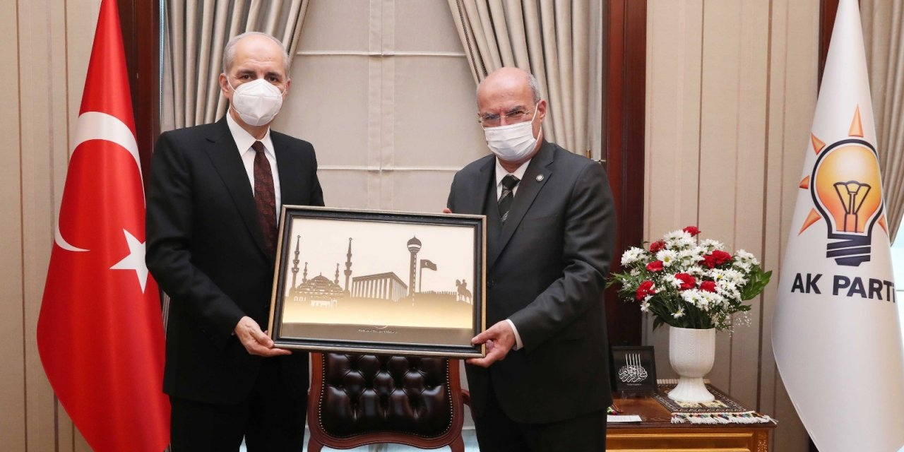 ATO heyetinden AK Parti Genel Başkanvekili Kurtulmuş’a ziyaret