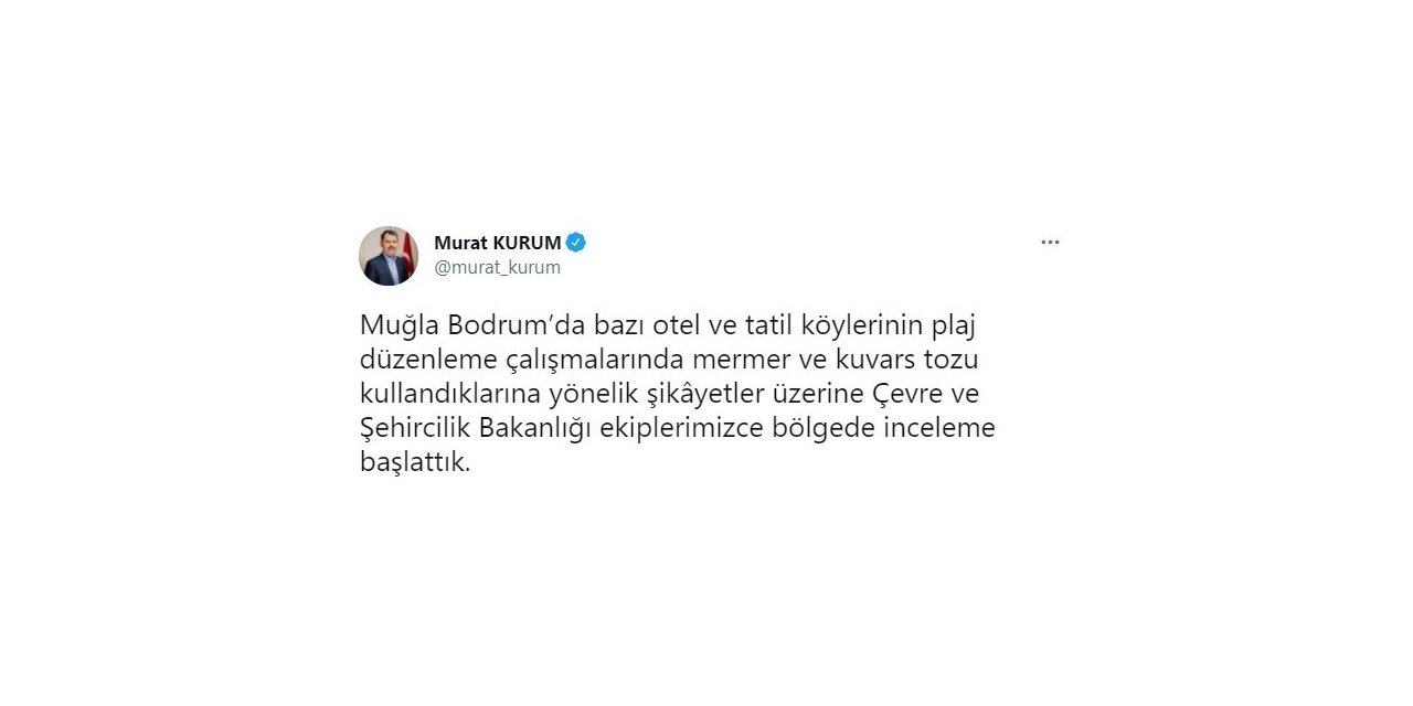 Bakan Kurum: "Çevre kirliliğine neden olduğunu tespit ettiğimiz 2 işletmeye 575 bin 263 TL ceza uyguladık"