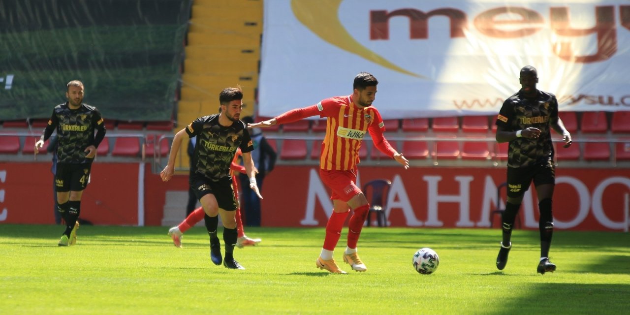 Süper Lig: Kayserispor: 1 - Göztepe: 0 (İlk yarı)