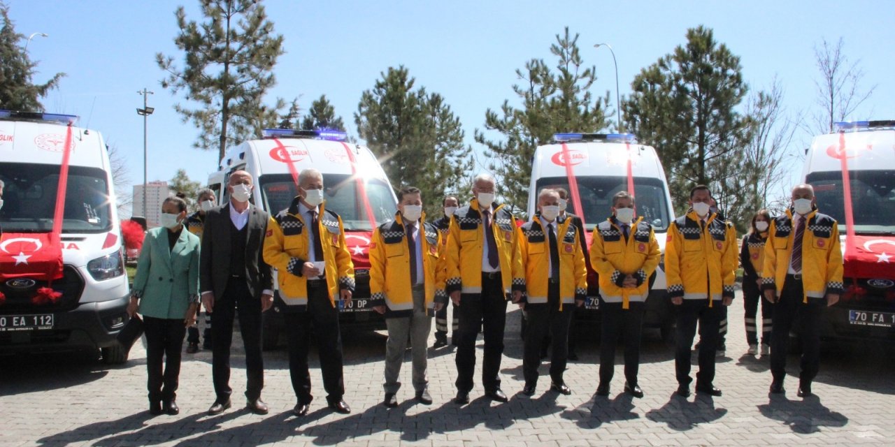 Sağlık Bakanlığından Karaman’a ambulans desteği