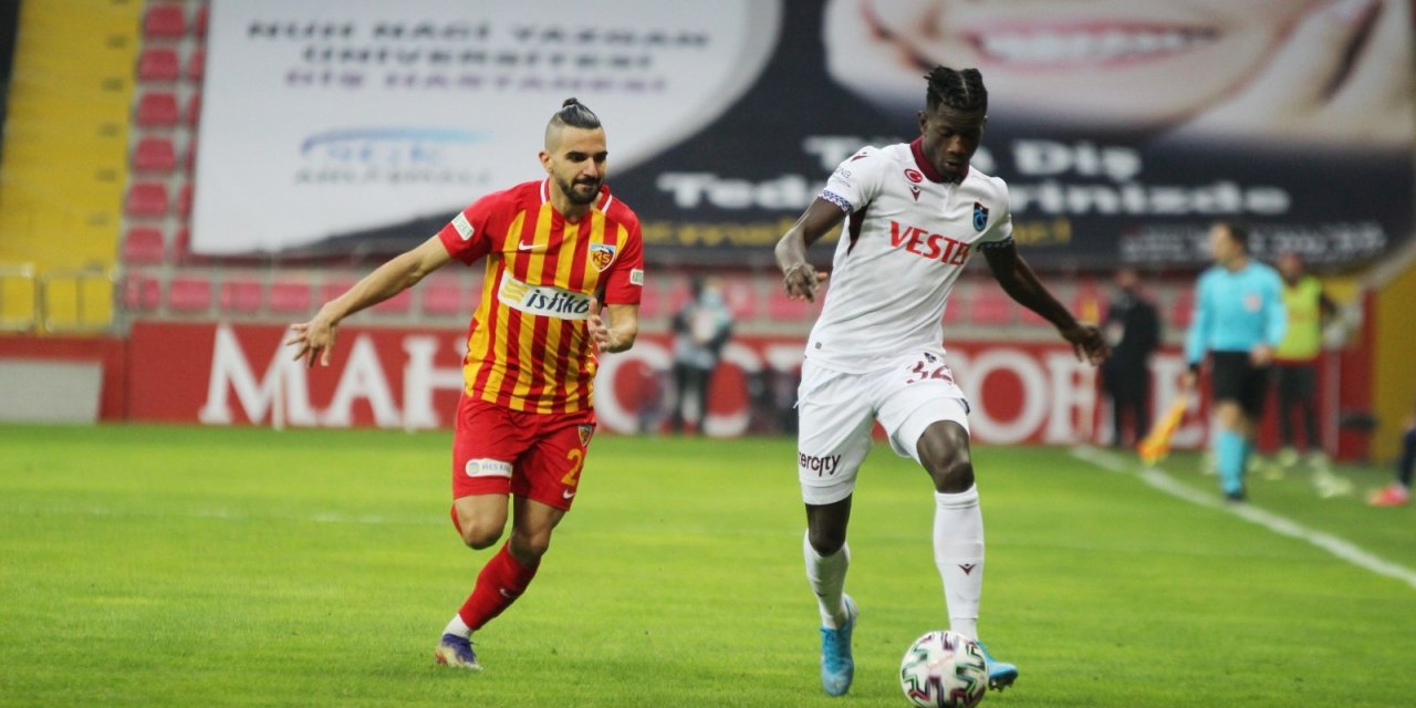 Trabzonspor ile Kayserispor 48. randevuda