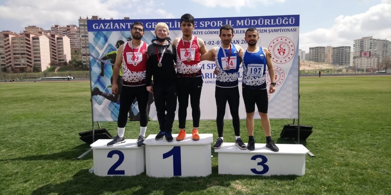 Görme Engelliler Atletizm Türkiye Şampiyonası’nda Kayseri rüzgarı