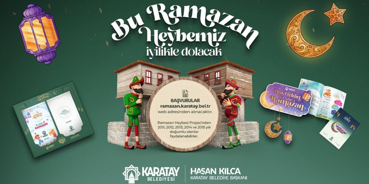 Karatay Belediyesinden çocuklara özel Ramazan heybesi