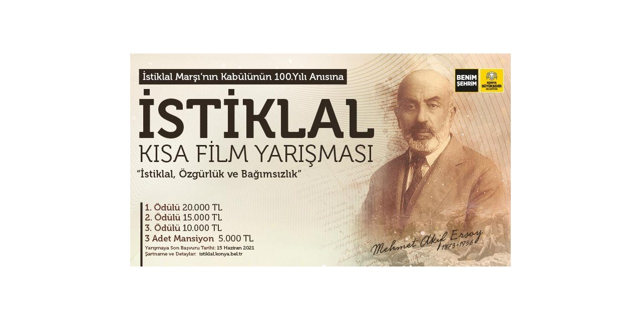 Konya Büyükşehir’den İstiklal Marşı konulu kısa film yarışması