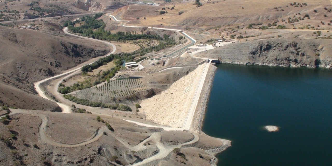 Kayseri Bahçelik Barajından milli ekonomiye ’dev’ katkı