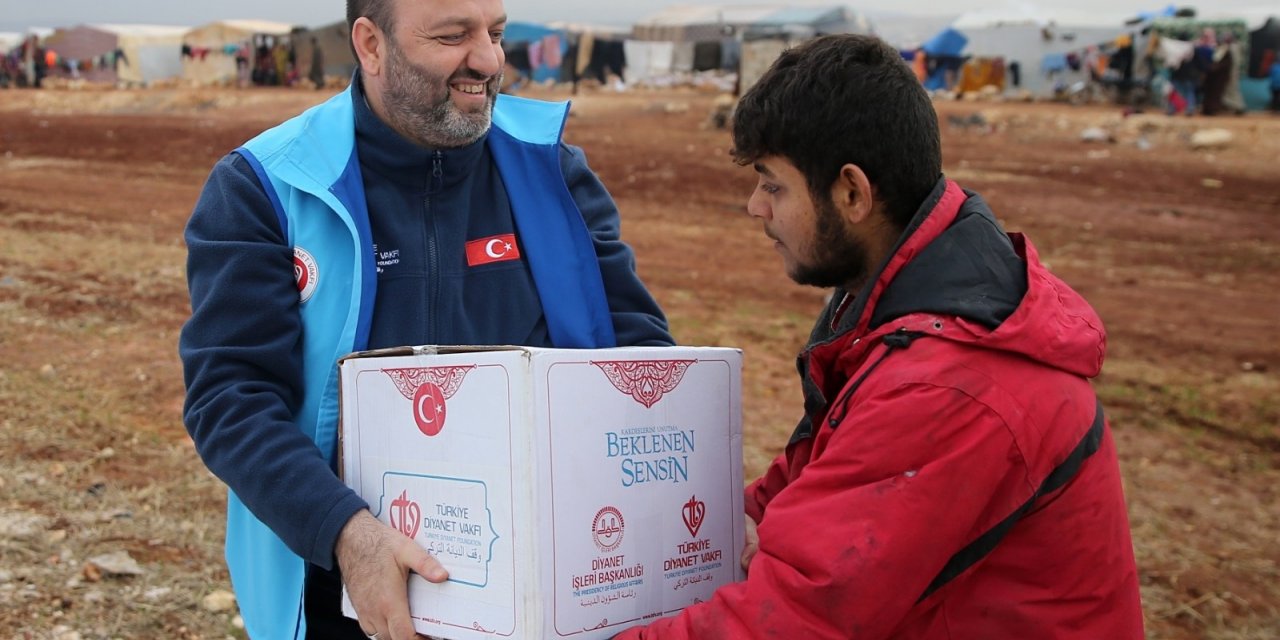 Türkiye Diyanet Vakfı Suriye’de 30 bin kişiye iftarlık dağıtacak