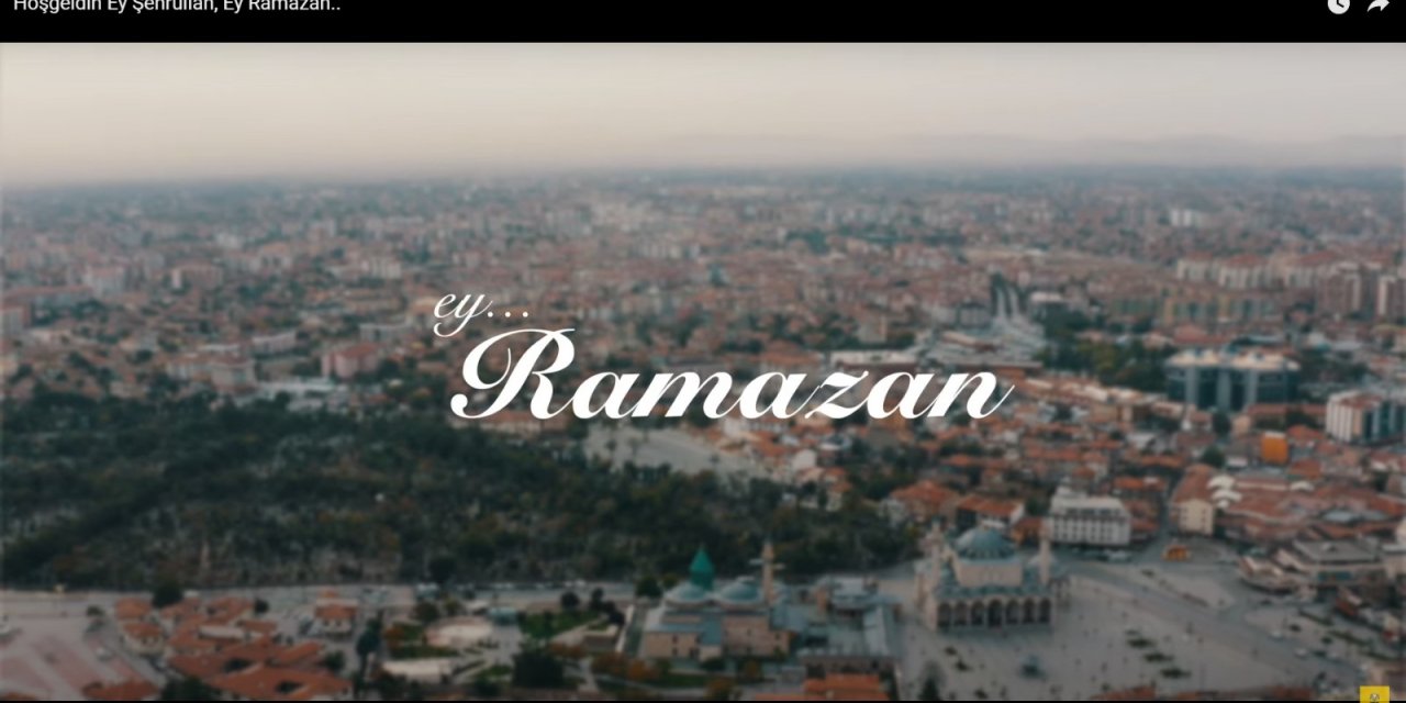 Konya Büyükşehir YouTube kanalı Ramazan’a özel hazırlandı