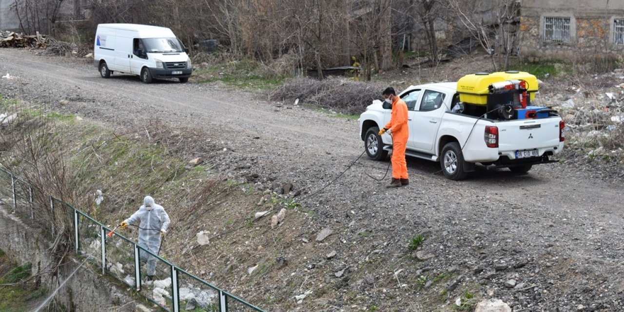 Sivas haşere ve sineklere karşı ilaçlanıyor