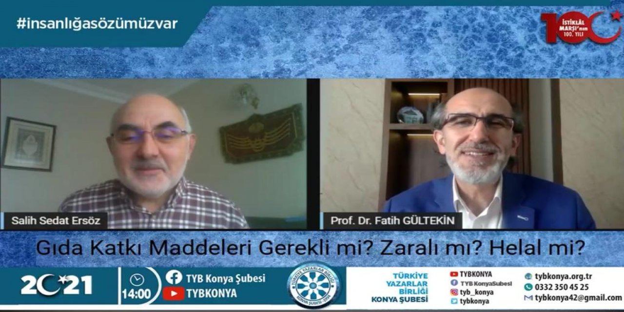 TYB Konya’da “Gıda Katkı Maddeleri” Konuşuldu