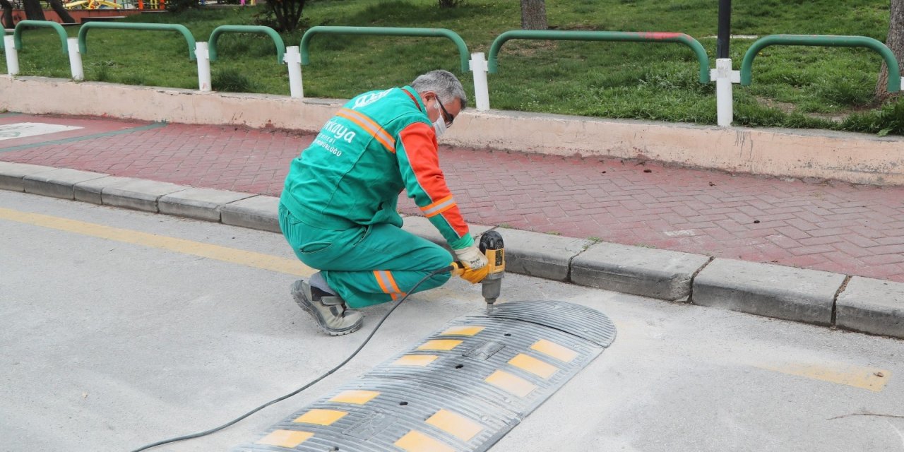 Çankaya’dan yollara hız kesici