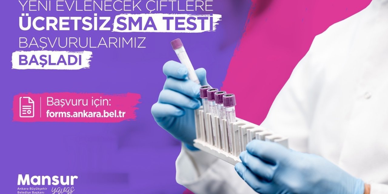 Ücretsiz SMA testi için başvuruları başladı