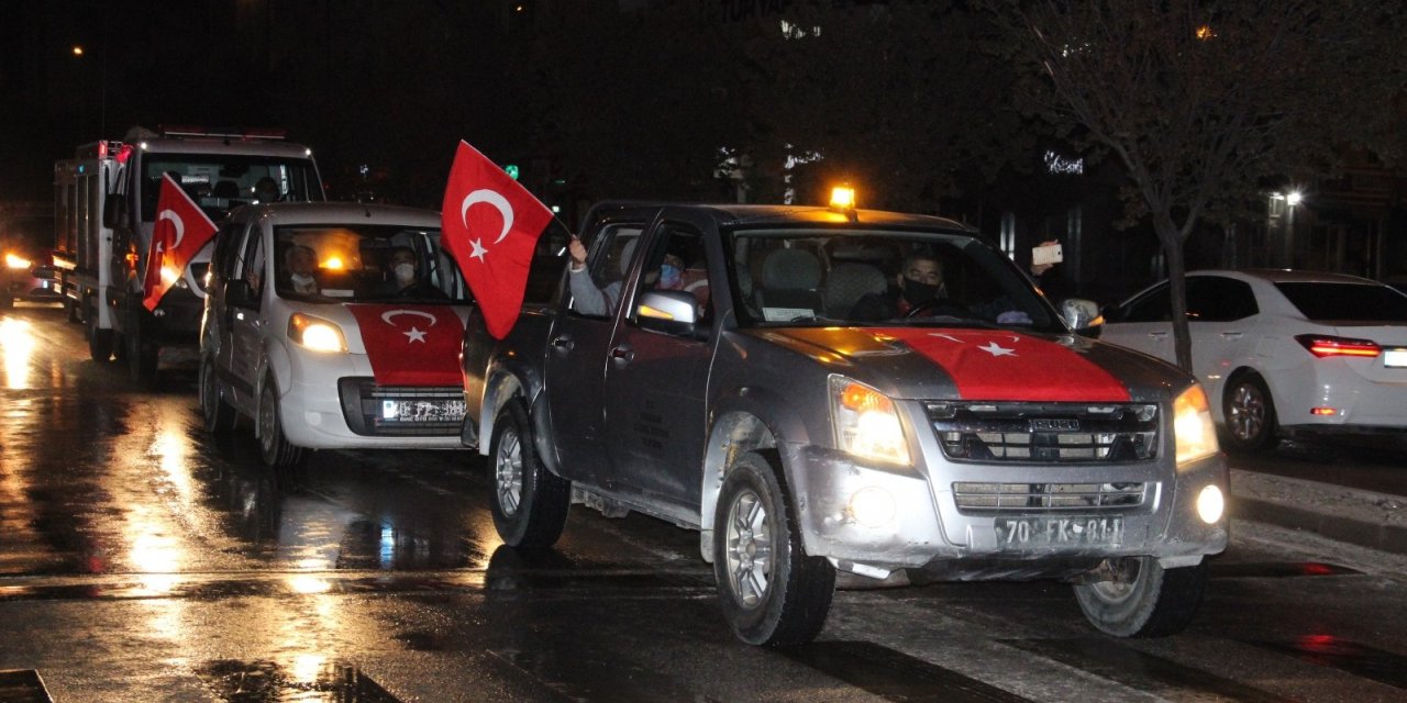 Karaman’da 23 Nisan konvoyu