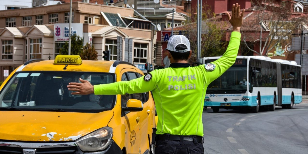 Konya’da trafik denetimleri