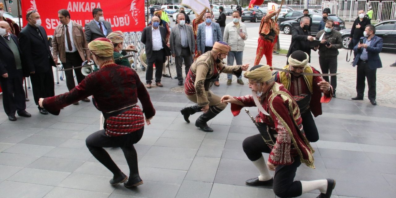 Ankara Seymenler Kulübü’nden ABD Başkanı Biden’a protesto