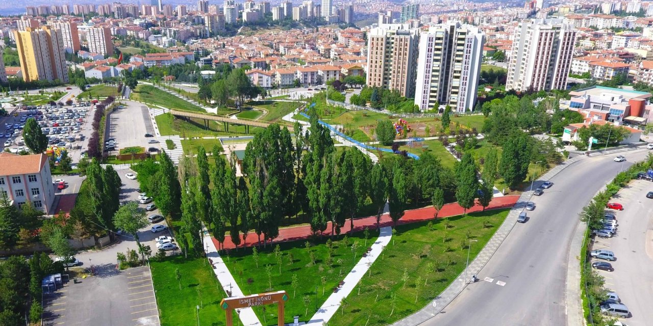 Çankaya Belediyesinden 7 yılda 700 bin metrekare park ve yeşil alan