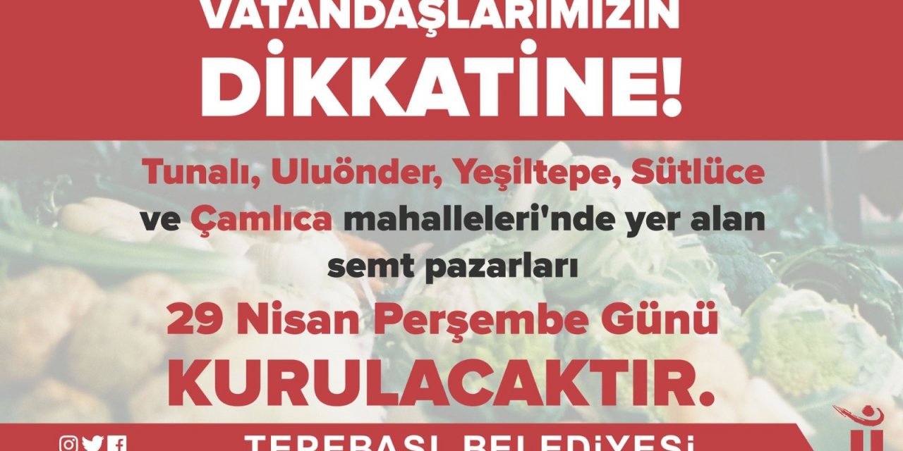 Tepebaşı semt pazarları için yeni düzenleme