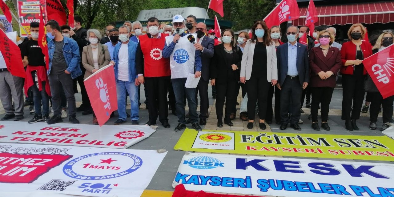 Kayseri’de 1 Mayıs coşkusu