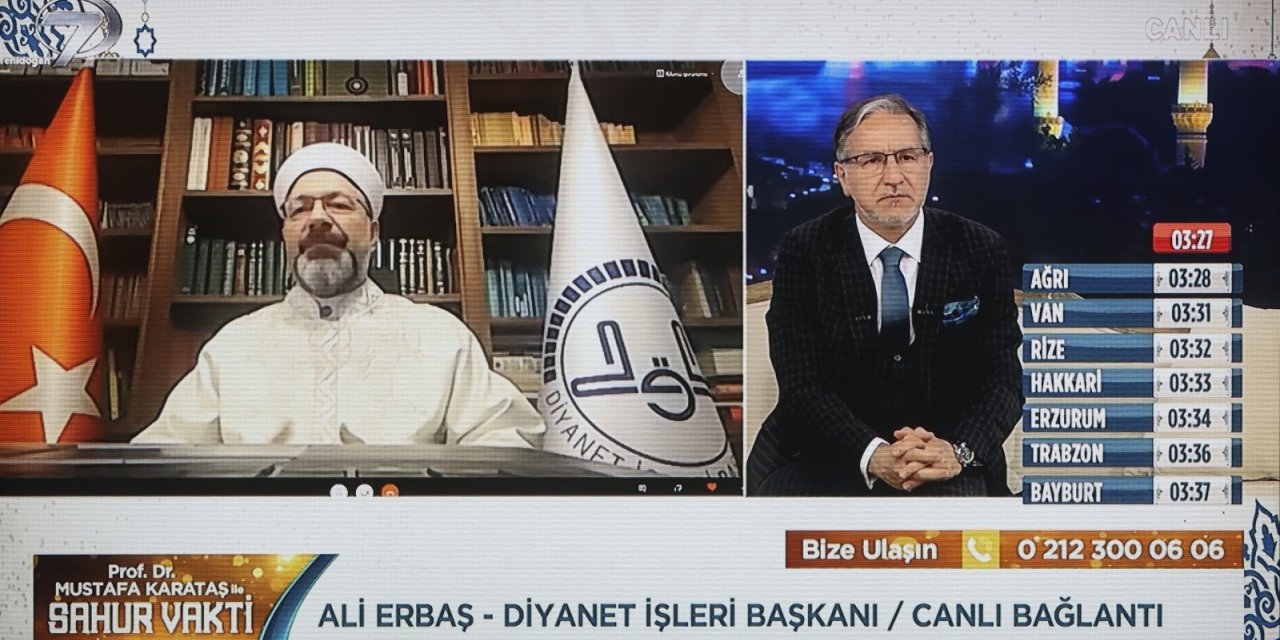 Diyanet İşleri Başkanı Erbaş: “Bayram namazı kılınacak gibi hazırlıklarımızı yapıyoruz”