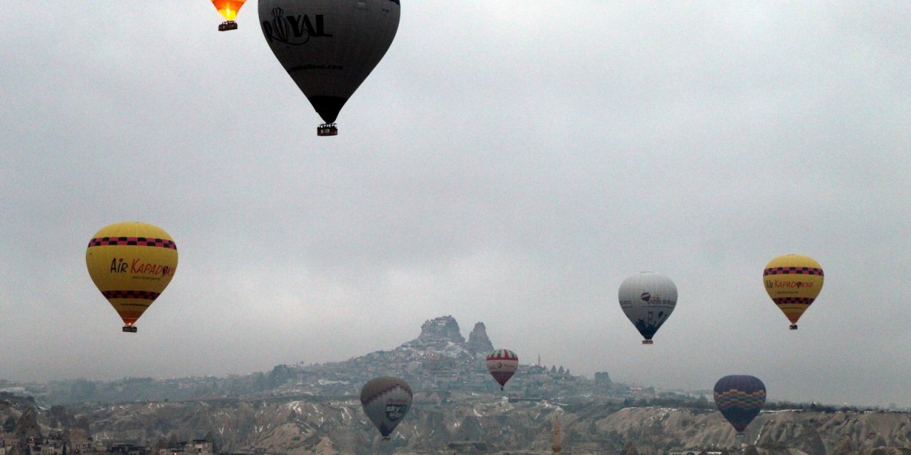 Kapadokya’ya uçakla gelmek serbest, balon ile uçmak yasak