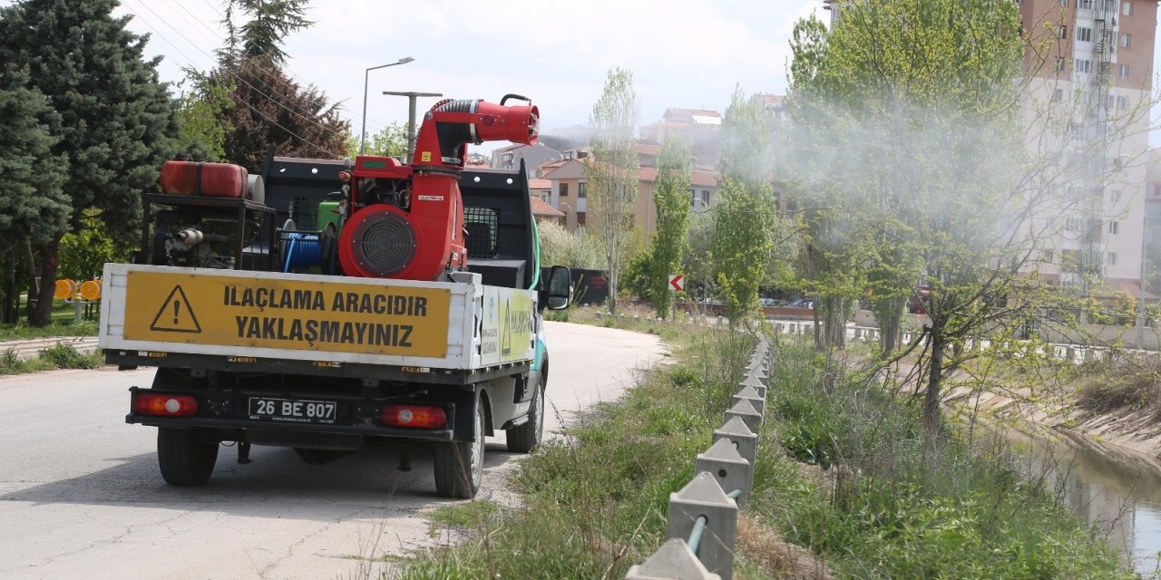 Odunpazarı’nda ilaçlama çalışmaları titizlikle devam ediyor