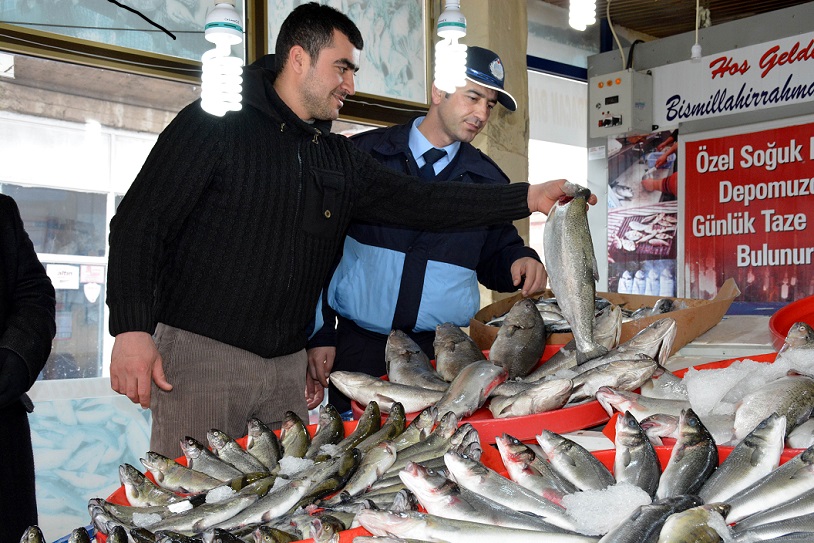 Aksaray'da yapılan bu denetimler sağlıklı ve taze balık için!