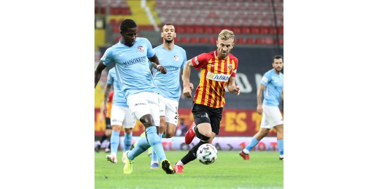 Kayserispor 3 maçta 5 puan topladı