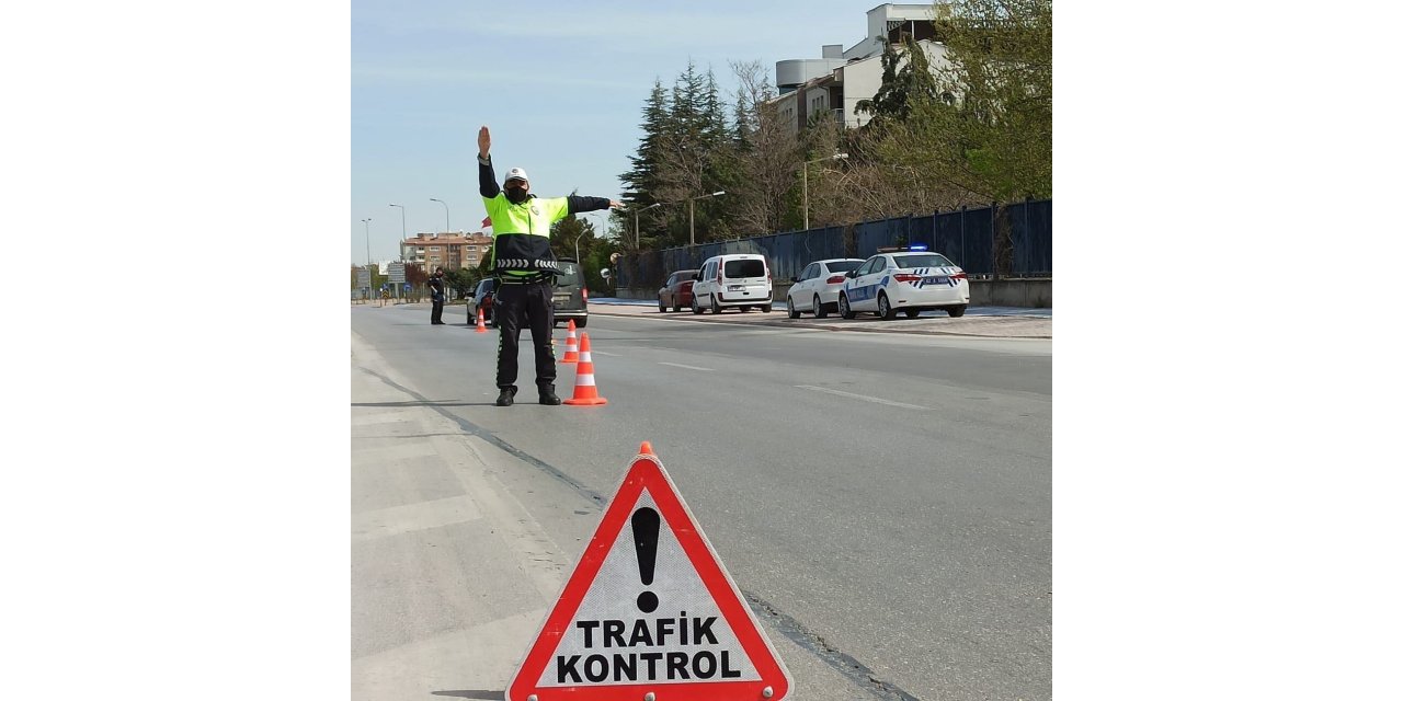 Konya’da bin 847 sürücüye ceza